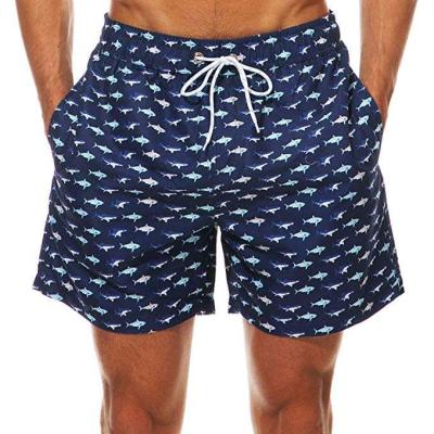 China High quality plus size stretch custom sublimation printed mens beach shorts swim trunks for sale for sale