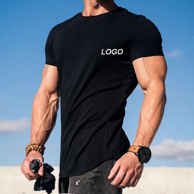 China Anti-Wrinkle Hot Spring Summer Arrivals Fitness Tank Tops Short Sleeve Tops Plain Custom Empty Mens Gym Sport Wear T-shirt T-shirt for sale