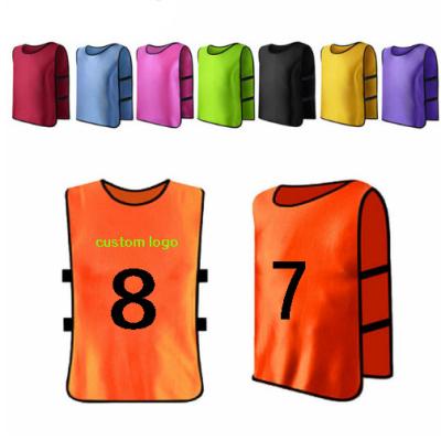 China Shirts & Custom Top Sports Basketball Football Training Bib Vest Football Tops Bibs for sale