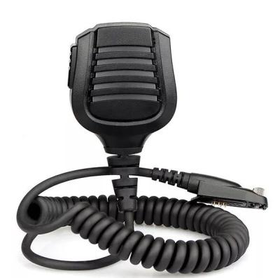 China IP54 Waterproof Handheld Microphone Shoulder MIC Two Way Radio Speaker MIC with Reinforced Cable for Ailunce HD1 TYT MD-2017 MD398 for sale