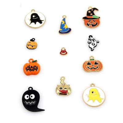 China Halloween Oil DIY Jewelry Accessory Drip Pendant Jewelry Accessories High Quality Earrings Bracelet Necklace DIY Accessories for sale