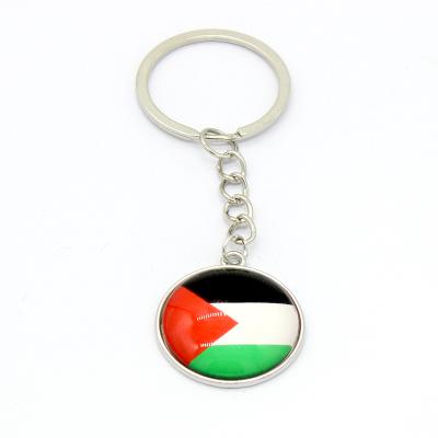 China Factory Made Gift Palestine Crystal Charm Keychain Alloy Keychain Key Chain For Women Men Gift Customize for sale