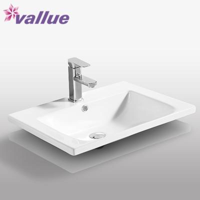 China Italian Ceramic Sanitary Ware Sanitary Cabinet Manufacturer Cheap Design Bathroom Sinks New Ceramic Model Wash Basin for sale