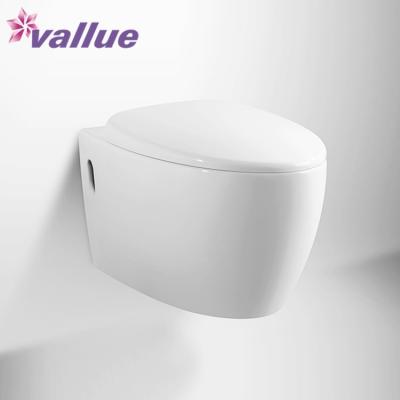 China Double-Flow Ceramic Customized Wash Down Bathroom Lavatory Toilet Toilet Wall for sale