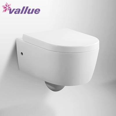 China Double-Flow Low Price Hidden Ware Sanitary Ware Toilet Bowl Ceramic Flush Wall Mounted Sanitaryware for sale