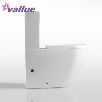 China Chinese Popular Double-Flow Bathroom Ceramic West Slavic European Two-piece WC Toilet Price for sale