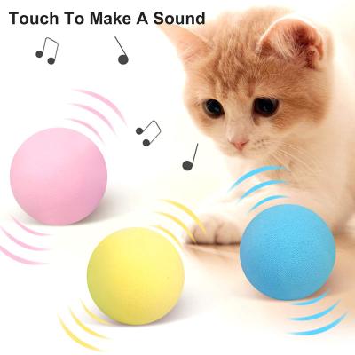 China 2022 Viable Custom Hot Selling Catnip Plush Ball Toys Interactive Catnip Chewing Squeak Game Toy for sale