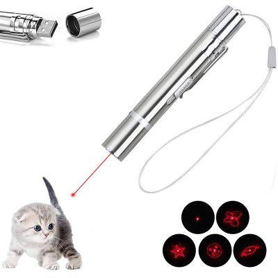 China 2022 High Quality Viable Puzzle Playing Exercise Animal Toys Hunter Cat Laser Toy With LED Household Interactive Light for sale