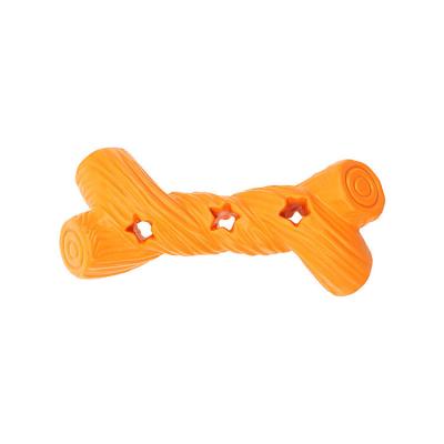 China Guaranteed Hot Selling Quality Eco-friendly Durable Bone Shape Hard Dog Bite Chew Rubber Molar Toy for sale