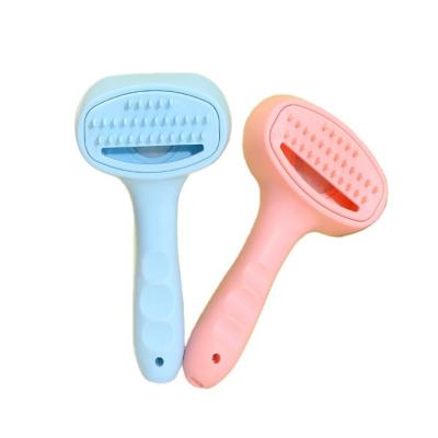 China Hot Selling Electric Battery Pet Fur Comb Hair Removal Brush Comb Grooming Brush for sale