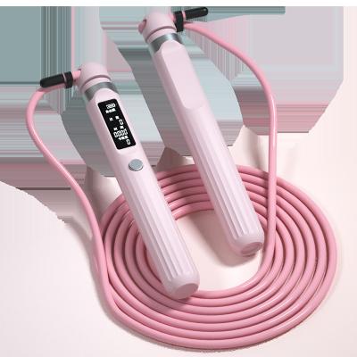 China Durable Digital Steel Wire Aluminum Smart Gym Customized Logo Counting weighted speed skipping jump rope for sale