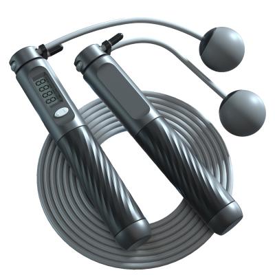 China Durable Exercise  Weighted digital screen Skipping Speed Jump Rope with Steel steel Wire for sale