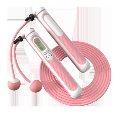 China Durable Digital Steel Wire Smart Gym Customized Logo Real-Time Counting weight exercise heavy skipping jump rope for sale