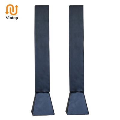 China Safety Indoor And Outdoor Durable Black Square Basketball Hoop Pole Padding Post Padding Base Padding for sale