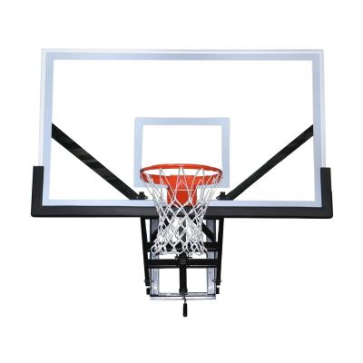 China WCV-60 WCV-72 Adjustable Wall Mounted Waist Height Adjustable Basketball Hoop Basketball Hoop System for sale