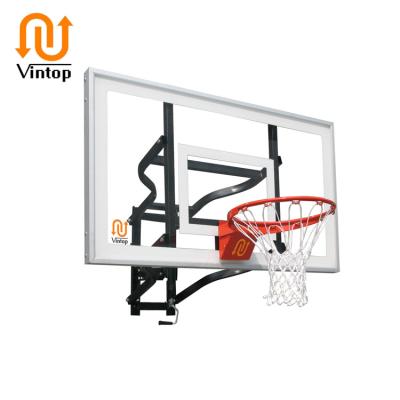 China WTG-48 WTG-54 WTG-60 WTG-72 Adjustable Wall Mounted Height Adjustable Height Basketball Hoop Basketball Hoop System for sale