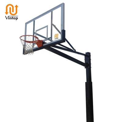 China Durable KP-100 In-ground Height Basketball Hoop Fixed Steel Basketball System for sale