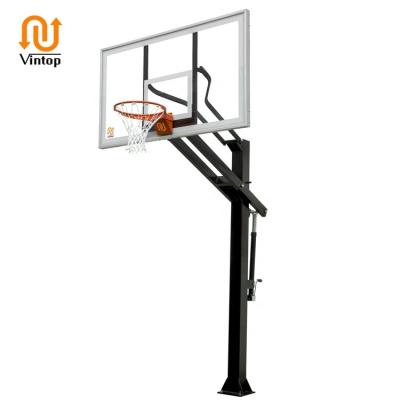 China FIBA Approved Products TG-400 TG-500 TG-600 In-ground Height Adjustable Steel Basketball Hoop System for sale