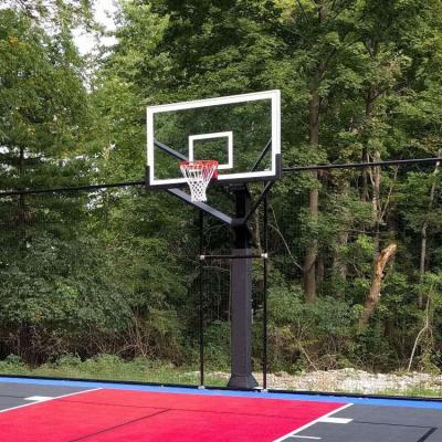 China In-ground Height Adjustable SC-60G SC-72G Basketball Hoop Adjustable Steel Basketball System for sale