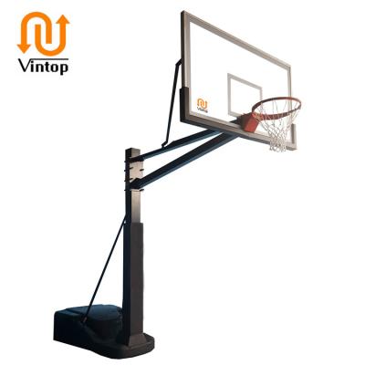 China Indoor Outdoor Portable Basketball Gym YD-100 Size Fixed Steel Basketball Hoop System for sale