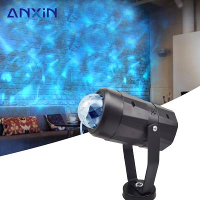 China Modern Decorative Ripple LED Lights Water Rotating Projection Lamp Indoor Rotating Night Projection Light for sale