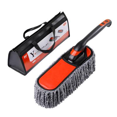 China Factory Outlet High Quality Chenille Wax Brush Feather Foldable Car Duster for sale