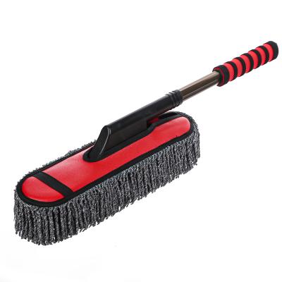 China Newest Design Durable Anti-static Soft Wool Retractable Special Car Brush Cleaning Mop for sale