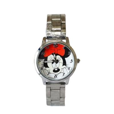 China New 2022 Children's Cartoon Girl Micky Kids Watch Cartoon Stainless Steel Quartz Cute Waterproof Watch for sale