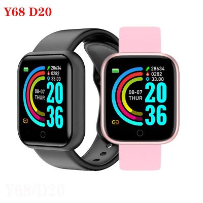 China Y68 D20 Touch Screen Reloj Men Smart Women Digital Smart Watches Sport FitnessTracker Wristband Y68 Smartwatch D20 D20s for sale