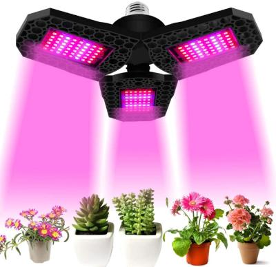 China 360Â ° Folding Beam Angle Plant Grow Light Plant Grow Lamp E26 E27 Full Spectrum Garage Light Red Blue Blue IP65 Waterproof Deformation Grow Light for sale