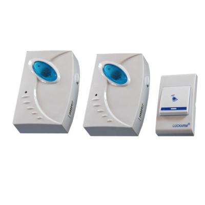 China Remote Control Doorbell 32 Melody Up To 100m (Open Area) 100 M Intelligent Battery Powered With Light for sale