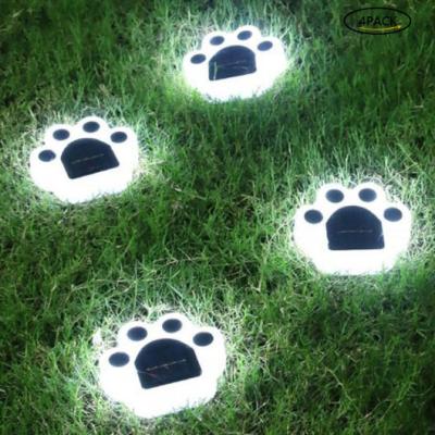 China Garden 4PCS PACK Waterproof LED Light Outdoor Solar Bear Garden Decor Animal Paw Landscape Light for Patio, Yard, Pathway, Walkway for sale