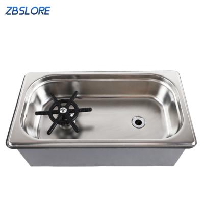 China Chrome Viable Beer Sink Rinser Cup Bar Accessories Stainless Steel Cup Pot Rinser Desktop Bottle for sale