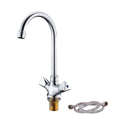 China Modern Economical Commercial Ceramic Valve Core Deck-Mounted Kitchen Mixer For Hotel for sale