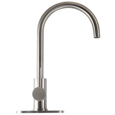 China 2021 Contemporary Customizable Single Handle Kitchen Sink Faucet Hot And Cold Faucet for sale