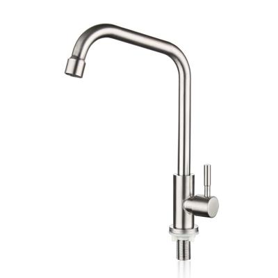 China 2021 New Style Modern Lead Free Ceramic Counter Sink Faucet Single Cold Sink Faucet for sale