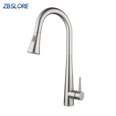 China Customizable EUROPEAN China Magetic Stainless Steel Kitchen Pull Out Faucet For Kitchen Sink for sale