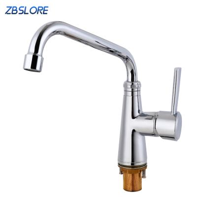 China Modern Sanitary Ware Single Handle Basin Faucet Hot Cold Water Sink Faucet For Kitchen for sale