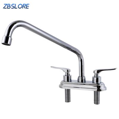 China Wholesale Modern Faucet Combo Set Kitchen Sink Rotatable Brass Water Faucet for sale