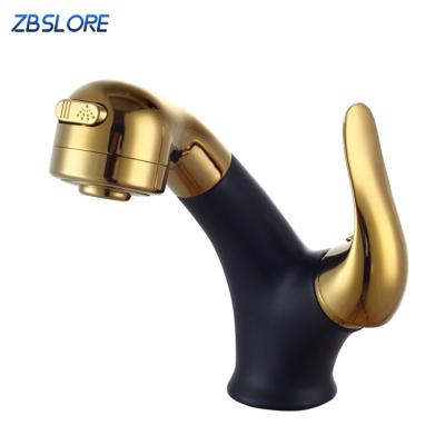 China Contemporary Chinese Tapware Pull Down Sprayer Single Hole Antique Concealed Faucet For Basin Faucet for sale