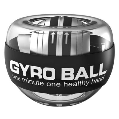 China Exercise Wrist Power Ball Muscle Exerciser Massage Gyro Led Range Metal Indicator Power Gyro Ball for sale