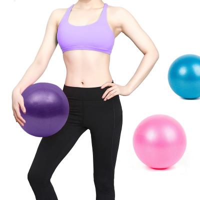 China Custom Black Half Balance Ball Gym PVC Small Anti Burst Size Inflatable Frosted Yoga Ball Exercise Fitness Fitness Ball for sale