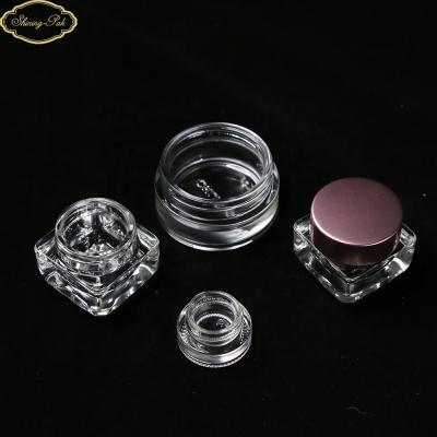 China High Quality Personal Care 5mI Cosmetic Packaging Cylinder Jar Face Cream Glass Cosmetic Glass Bottle for sale