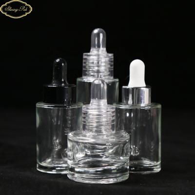 China Wholesale Custom Clear Personal Care 35ml Cylinder Lition Dropper Bottle Serum Bottle for sale