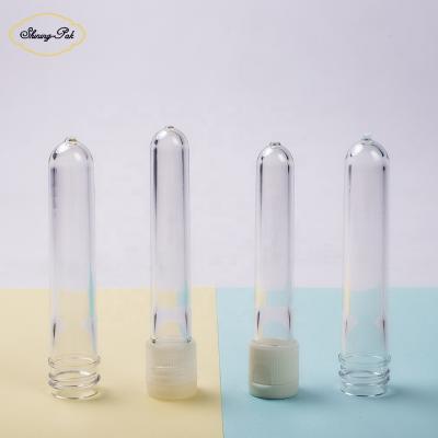 China High End Preform Personal Care Pack 27mm Neck 34g Plastic Water Bottle Pet Preform Cosmetic Care Products for sale