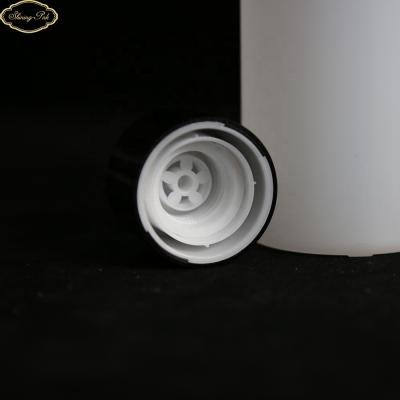 China Elegant personal care 250ml white cylinder pp cosmetic jars fancy walled luxury plastic jar jars with lids for sale