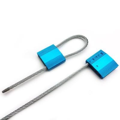 China US-CC502 ISO 17712 Alta seguridad de alambre de acero bloqueo de contenedor de cable sello con láser de impresión en venta