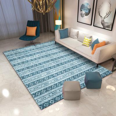 China J Washable Ethnic Style Carpet Anti Slip Living Room Rug Can Be Customized for sale