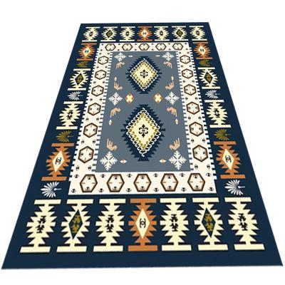 China J Mediterranean Ethnic Carpet 3D Printing Velvet Crystal Carpet Can Be Customized for sale