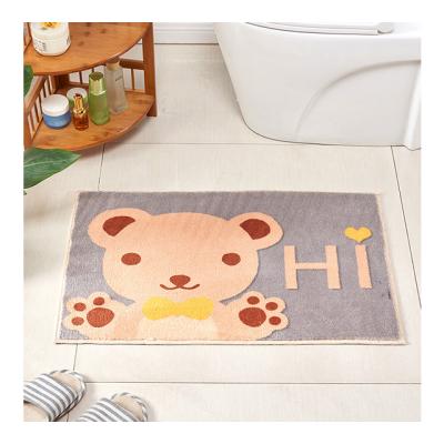 China Washable The Newly Designed Outdoor Non-Slip Cashmere Mat Home Foyer Bathroom Doormat for sale